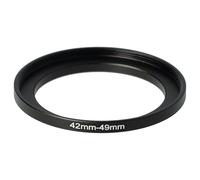 vhbw Adaptateur de Filtre Step-Up 42mm - 49mm pour Objectif d'appareil Photo, métal Noir