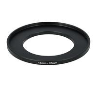 vhbw Adaptateur de Filtre Step-Up 46mm - 67mm Compatible avec Leica Apo Summicron-M 1:2/75 mm Asph. Objectif d'appareil Photo, métal Noir