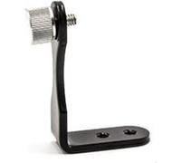 vhbw Adaptateur de trépied universel en forme L pour jumelles avec raccord 1/4 - Support de montage, noir / argent Noir G