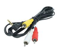 vhbw Adaptateur en composite audio-video remplacement pour Panasonic K2KC4CB00001, K2KC4CB00009, K2KC4CB00002 pour appareil photo - Câble AV