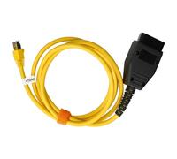 vhbw Adaptateur OBD Prise OBD2 16 Broches vers RJ45 mâle Compatible avec BMW Série 3 F22, F23, F30, F31, F34 Auto, Voiture, Moto - Connectique
