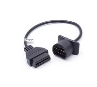 vhbw Adaptateur OBD1 17 Pin vers OBD2 Compatible avec Toyota - 19,3 cm