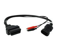 vhbw Adaptateur OBD1 3 Pin vers OBD2 Compatible avec Alfa Romeo Automobiles - 30 cm