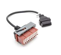 vhbw Adaptateur OBD1 30 Pin vers OBD2 compatible avec Peugeot 806