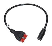 Vhbw Adaptateur Obd2 Clip Can 19 Broches Vers Port Norme Ob2 16 Broches Compatible Avec Renault Voitures - 54 Cm