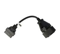 Vhbw Adaptateur Obd2 Obd1 37pin Vers Obd2 16pin Compatible Avec Man Camions - 20 Cm
