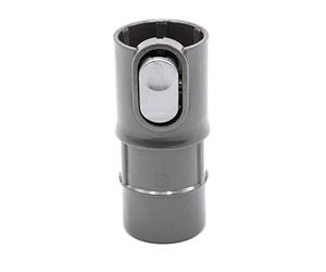 vhbw Adaptateur pour aspirateur connecteur de marque à raccord 32mm compatible avec Dyson DC07 Animal, DC07 All Floors - gris, plastique