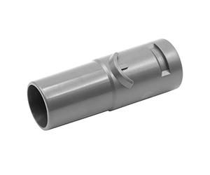 vhbw Adaptateur pour aspirateur connecteur de marque à raccord 32mm compatible avec Dyson DC17, DC22, Cinetic, DC19T2, DC16 - gris, plastique