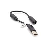 vhbw Adaptateur USB Manette, câble de sécurité breakaway compatible avec Microsoft Xbox 360 manette, controller - noir