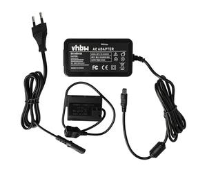 vhbw Alimentation Compatible avec Nikon D7000, D7100, D610, D500, D600, 1 V1 Appareil Photo numérique + DC Coupler (Replacement pour Nikon EP-5B) - 2m