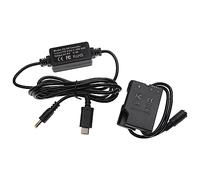 vhbw Alimentation USB compatible avec Nikon D3500, D5100, D5200, D5300 appareil photo, caméra vidéo - Coupleur DC (remplacement pour Nikon EP-5A) 2m