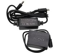 vhbw Alimentation USB compatible avec Panasonic Lumix DMC-FZ200 appareil photo, caméra vidéo - Coupleur DC (remplacement pour Panasonic DMW-DCC8) G