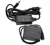 vhbw Alimentation USB Compatible avec Panasonic Lumix DMC-GH2K, DMC-GX8 Appareil Photo numérique - Coupleur DC (Replacement pour Panasonic) - 2m