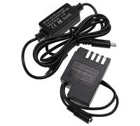vhbw Alimentation USB compatible avec Panasonic Lumix DMC-GH3A appareil photo, caméra vidéo - Coupleur DC (remplacement pour Panasonic DMW-DCC12)