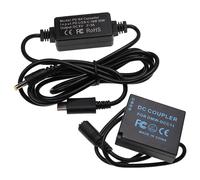 vhbw Alimentation USB compatible avec Panasonic Lumix DMC-TZ202 appareil photo, caméra vidéo - Coupleur DC (remplacement pour Panasonic DMW-DCC11)