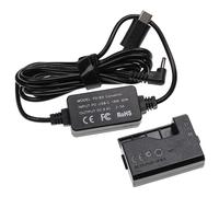 vhbw Alimentation USB remplacement pour Canon ACK-E10 pour appareil photo, caméra vidéo - Coupleur DC (remplacement pour Canon DR-E10) 2m