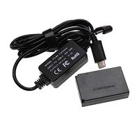 vhbw Alimentation USB Remplacement pour Canon ACK-E12 pour Appareil Photo, caméra vidéo - Coupleur DC (Remplacement pour Canon DR-E12) 2m