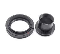vhbw Anneau adaptateur T2, bague d'objectif 1,25" - M42x0,75 compatible avec Canon EOS 600D, 60D, 650D pour télescope, appareil photo, DSLR