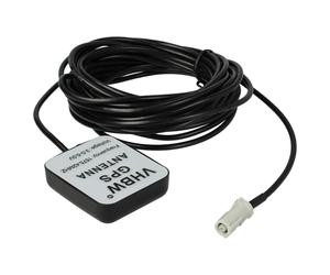 vhbw Antenne GPS Compatible avec JVC KW-NT30, KW-NT3 système de Navigation avec Connexion AVIC - Pied magnétique 5m Noir