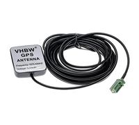 vhbw Antenne GPS Compatible avec Pioneer Avic F90BT, F910BT, F9110BT, F920BT système de Navigation - Pied magnétique, avec Connexion AVIC-F, 5 m, Noir