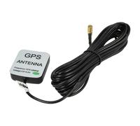 vhbw Antenne GPS compatible avec Seat RNS2, RNS4, RNS3, RNS1 système de navigation avec connexion prise SMB (femelle) - Pied magnétique 5m noir