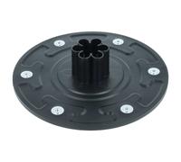 vhbw Assiette de lame tondeuses à gazon compatible avec Gardena SILENO minimo 350, 500, 250, 750 Live, City, City 600 - noir