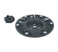 vhbw Assiette de lame tondeuses à gazon compatible avec Kress Nano KR100, KR 101E - noir