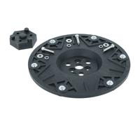 vhbw Assiette de lame tondeuses à gazon remplacement pour Einhell 341396001019 pour - noir - Matériau : plastique / métal