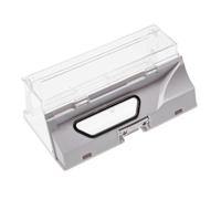 vhbw Bac à poussière Compatible avec Xiaomi Roborock S5, S50, S51, S52 aspirateur Robot - Boîte de Remplacement, Plastique, Blanc