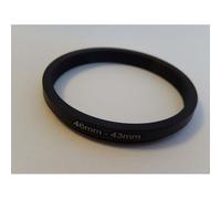 vhbw Bague d'adaptation de Filtre Step-Down de 46 mm vers 43 mm pour Objectif d'appareil Photo - Réducteur, métal Noir