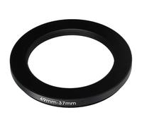 vhbw Bague d'adaptation de Filtre Step-Down de 49 mm vers 37 mm Compatible avec Pentax Q-Lens Objectif d'appareil Photo - Réducteur, métal Noir