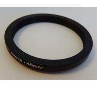 vhbw Bague d'adaptation de filtre Step-Down de 52 mm vers 46 mm pour objectif d'appareil photo - Réducteur, métal, noir