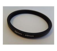 vhbw Bague d'adaptation de Filtre Step-Down de 52 mm vers 49 mm pour Objectif d'appareil Photo - Réducteur, métal, Noir