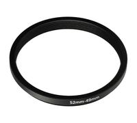vhbw Bague d'adaptation de Filtre Step-Down de 52 mm vers 49 mm pour Objectif d'appareil Photo - Réducteur, métal, Noir