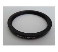 vhbw Bague d'adaptation de filtre Step-Down de 55 mm vers 49 mm pour objectif d'appareil photo - Réducteur, métal, noir
