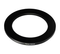 vhbw Bague d'adaptation de Filtre Step-Down de 72 mm vers 52 mm pour Objectif d'appareil Photo - Réducteur, métal, Noir