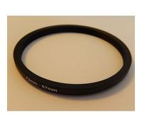 vhbw Bague d'adaptation de filtre Step-Down de 72 mm vers 67 mm pour objectif d'appareil photo - Réducteur, métal, noir