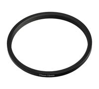 vhbw Bague d'adaptation de Filtre Step-Down de 77 mm vers 72 mm pour Objectif d'appareil Photo - Réducteur, métal Noir