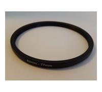 vhbw Bague d'adaptation de Filtre Step-Down de 82 mm vers 77 mm pour Objectif d'appareil Photo - Réducteur, métal, Noir