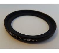 vhbw Bague d'adaptation de filtre Step-Up de 40,5 mm vers 46 mm pour objectif d'appareil photo - Adaptateur, métal, noir