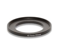 vhbw Bague d'adaptation de filtre Step-Up de 40,5 mm vers 55 mm pour objectif d'appareil photo - Adaptateur, métal, noir