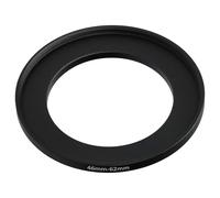 vhbw Bague d'adaptation de Filtre Step-Up de 46 mm vers 62 mm | pour objectif d'appareil photo, Adaptateur, métal, noir