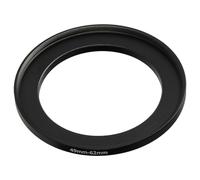 vhbw Bague d'adaptation de Filtre Step-Up de 49 mm vers 62 mm pour Objectif d'appareil Photo - Adaptateur, métal, Noir