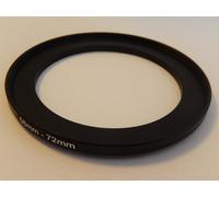 vhbw Bague d'adaptation de filtre Step-Up de 58 mm vers 72 mm pour objectif d'appareil photo - Adaptateur, métal, noir