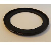 vhbw Bague d'adaptation de filtre Step-Up de 62 mm vers 77 mm pour objectif d'appareil photo - Adaptateur, métal, noir