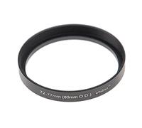 vhbw Bague d'adaptation de Filtre Step-Up de 72 mm vers 77 mm Compatible avec boîte Mate (Matte Box) 80 mm O.D. - Adaptateur, Aluminium, Noir-Mat