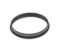 vhbw Bague d'adaptation de Filtre Step-Up de 82 mm vers 77 mm Compatible avec boîte Mate (Matte Box) 80 mm O.D. - Adaptateur, Aluminium, Noir-Mat