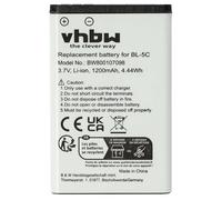 vhbw Batterie 1200mAh (3.7V) pour téléphone Fixe sans Fil ALCATEL 3BN67330AA 8232 8232 DECT, MITEL 5610, NEC G355 comme RTR001F01, 10000058.
