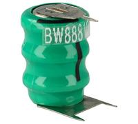 vhbw Batterie Bouton Type V40H (NiMH, 40mAh, 3.6V) - Batterie à 3 éléments, 3 connecteurs, Rechargeable