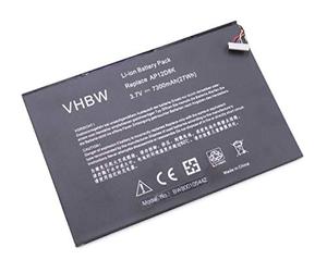 vhbw Batterie Compatible avec Acer Iconia Tab A3, A3-A10, A3-A11, P3-171, W510, W510-1422 Tablette Pad (7300mAh, 3,7V, Li-polymère)
